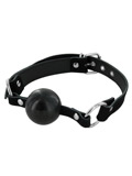 Rubber Ball Gag 50 mm with Leather Strap